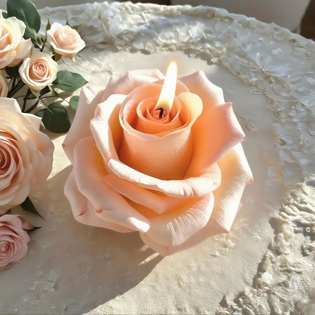 Soap Making Additives - 3D Rose Silicone Candle Mold, Soap