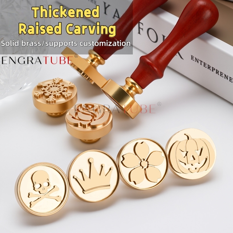 Soap Stamp Custom - 30mm Personalized Pottery Stamp Clay Custom