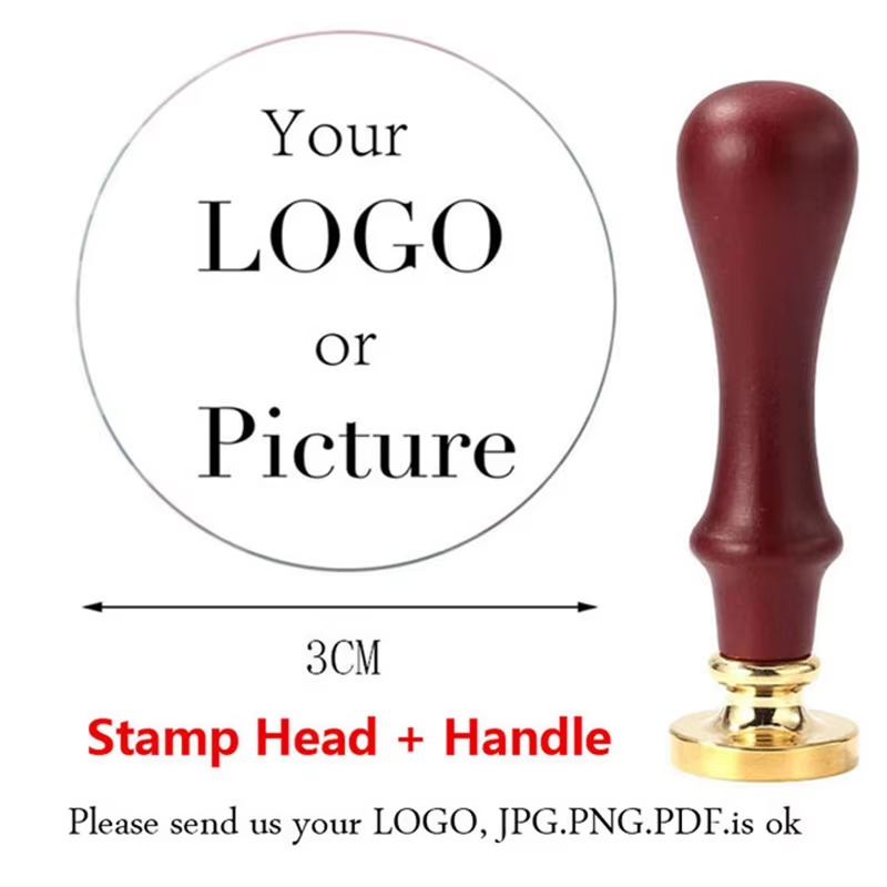 Soap Stamp Custom - Custom Clay Pattern and Wooden Handle