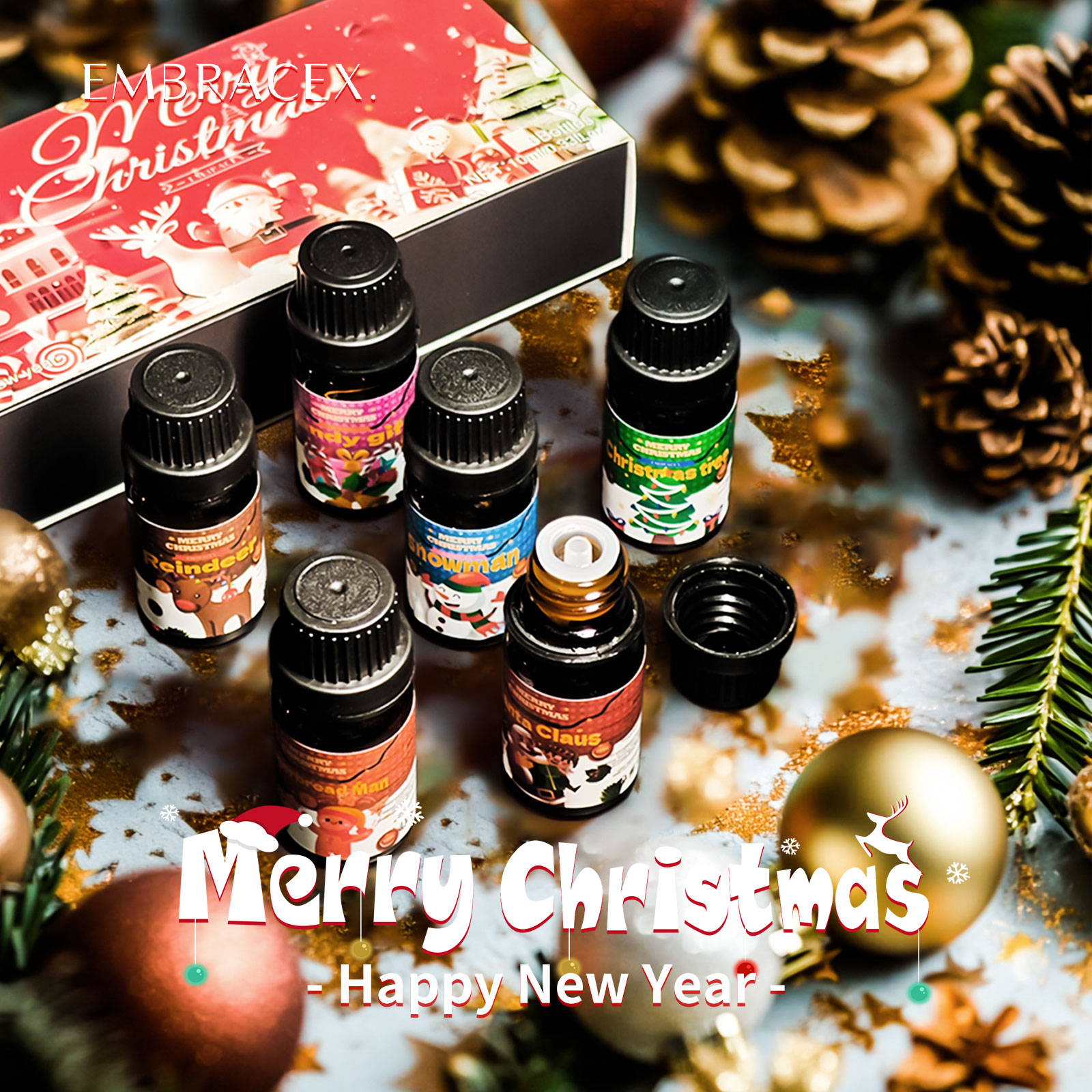 Soap Making Friend - 6PC/1PC 10ML Merry Christmas Essential oil