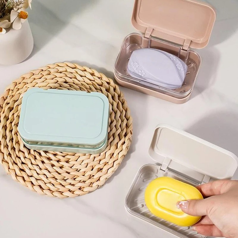 Soap Dish Draining - 1PC Non-Slip Soap Box Holder Slip
