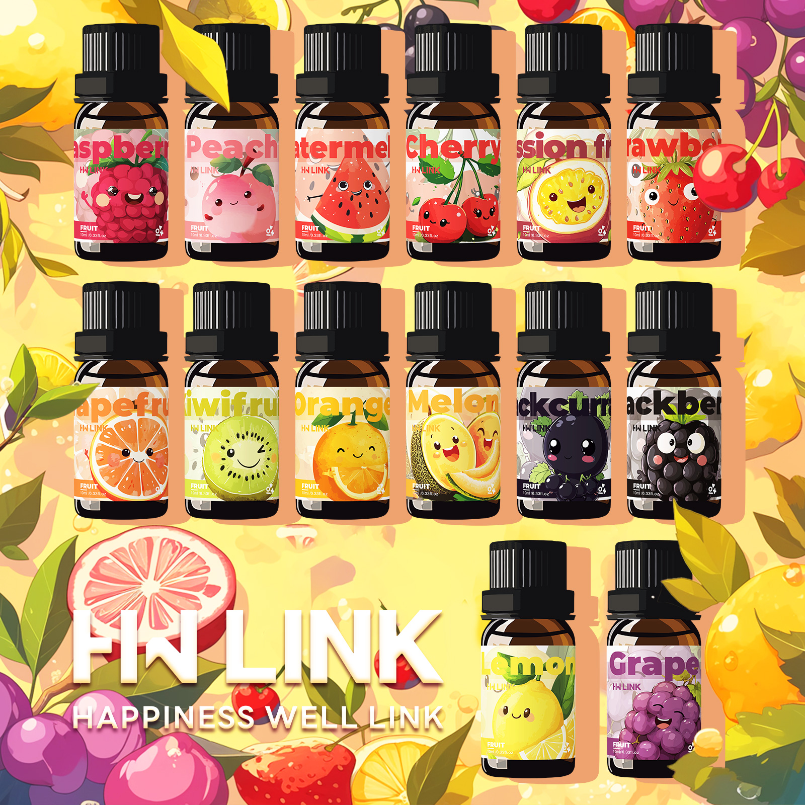 Soap Making Additives - 10ml Fruits Essential Oils for candles,