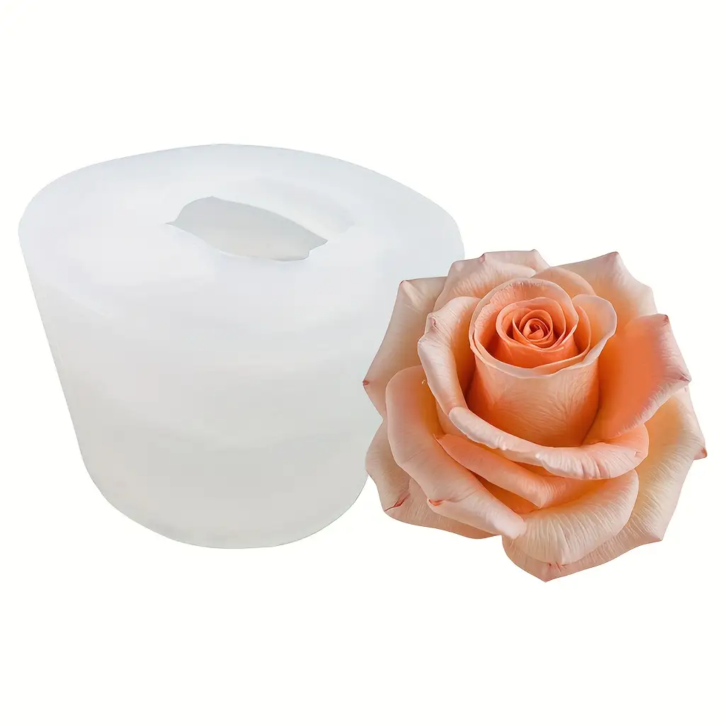 3D Rose Silicone Candle Mold,  - مراجعة Soap Making Additives وسعره