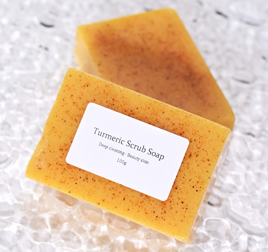 Natural Turmeric Kojic Scrub S - مراجعة Castor Oil Soap وسعره