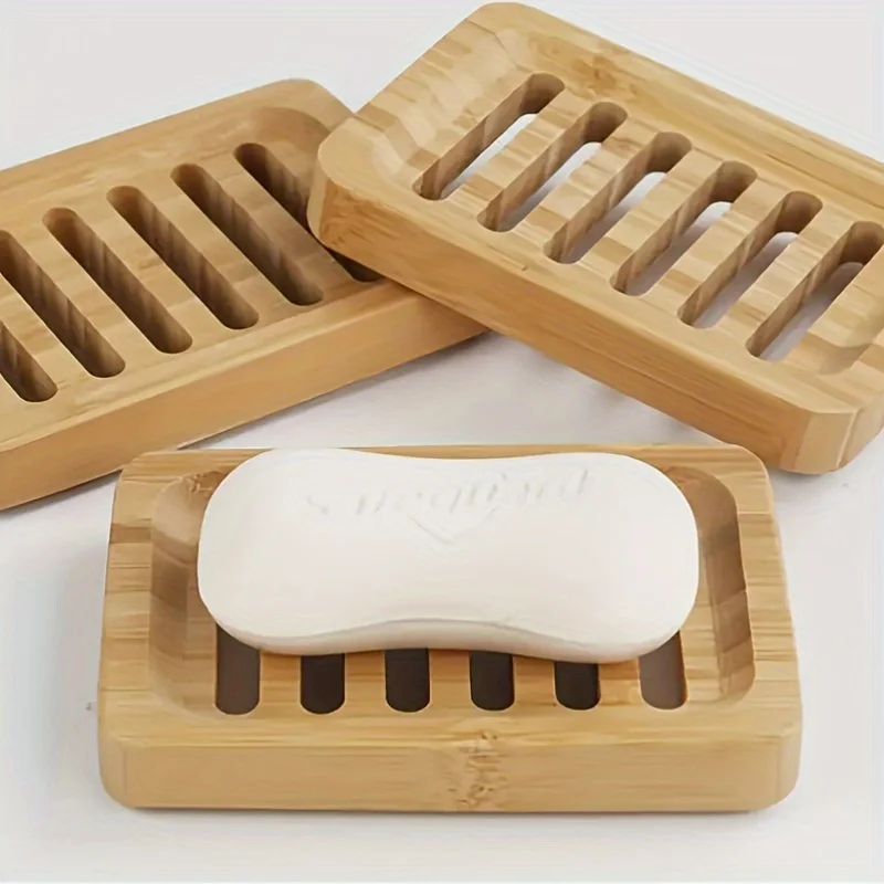 Bamboo Case Tray Wooden Preven - مراجعة Soap Dish Draining وسعره