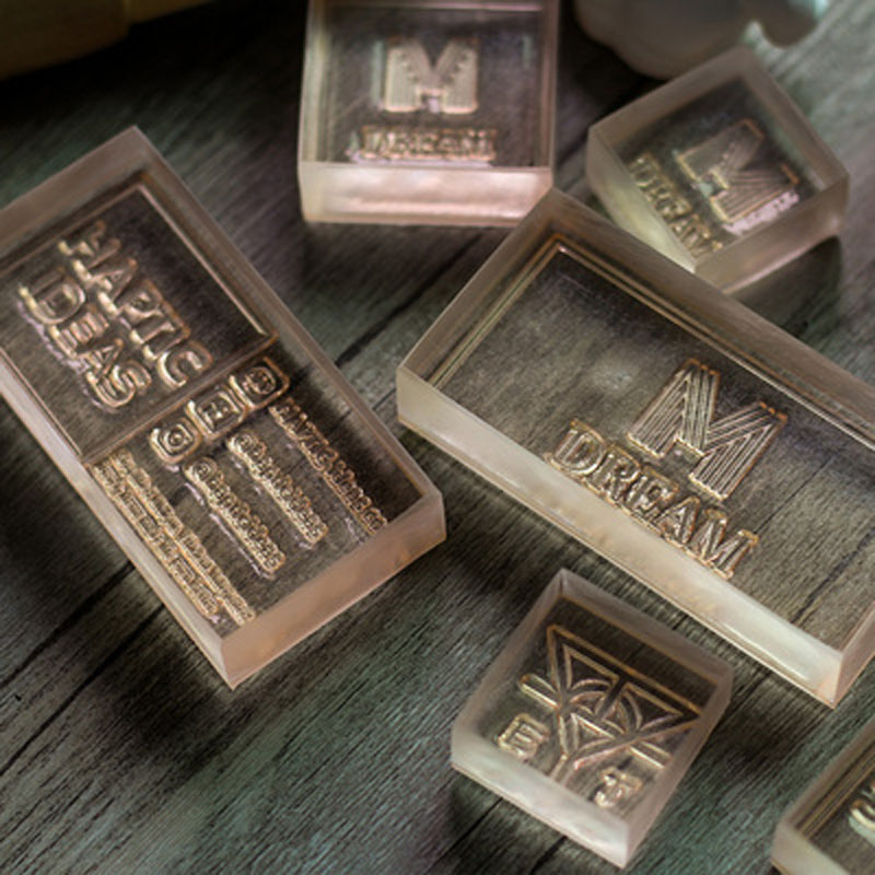 Custom Acrylic Clear Soap Stam - مراجعة Soap Stamp Custom وسعره