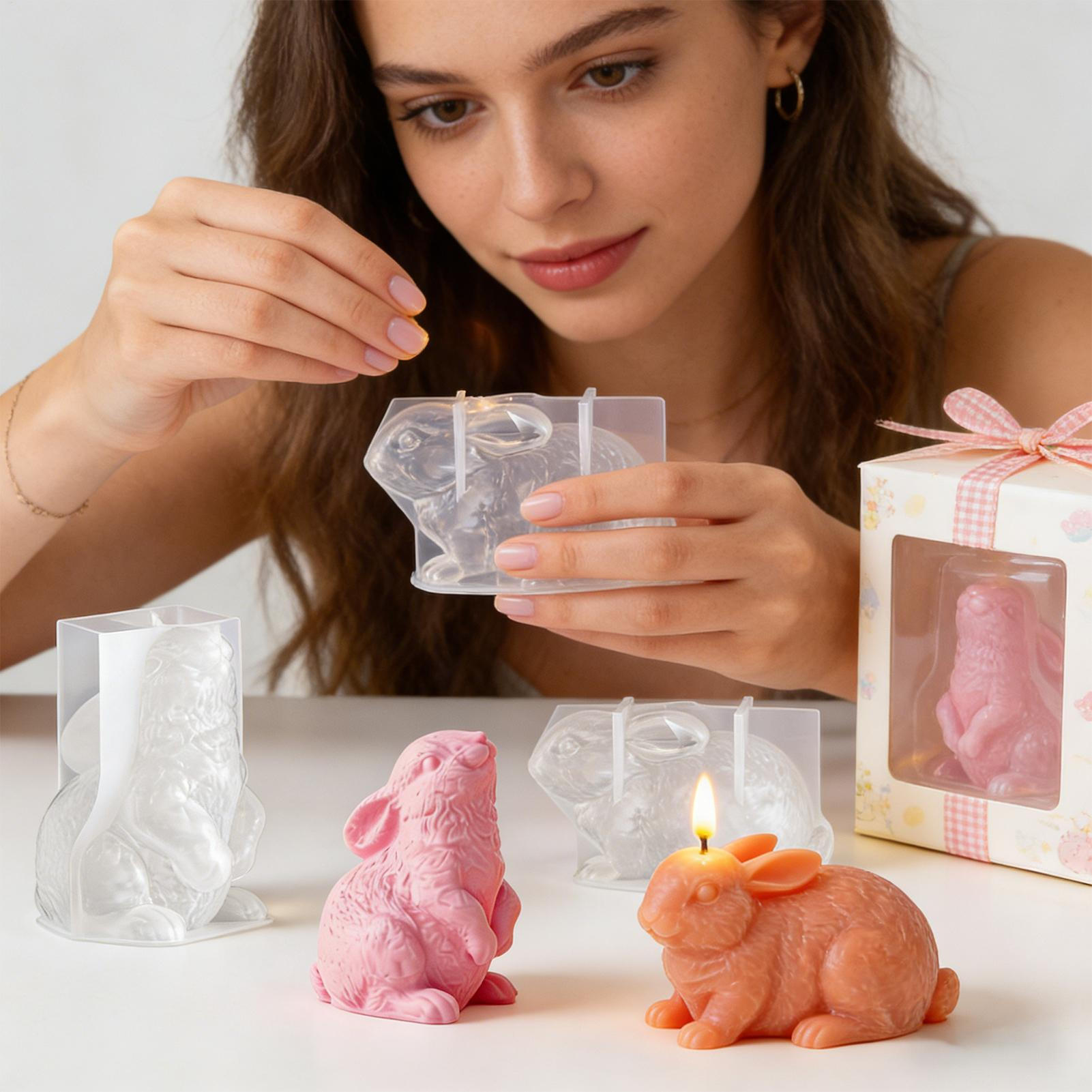 Bunny Silicone Mold 3D Craftin - مراجعة Soap Making Friend وسعره