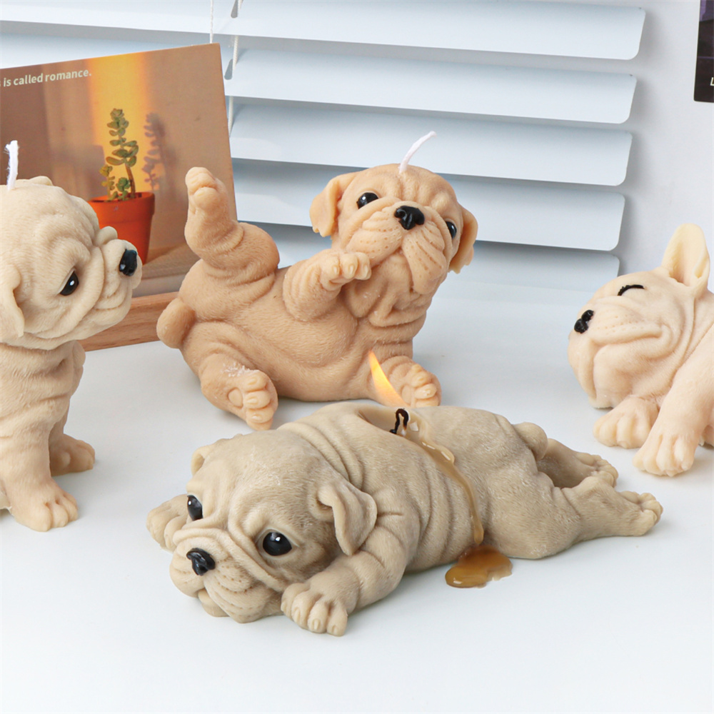 3D Dog Silicone Candle Molds S - مراجعة Soap Making Additives وسعره