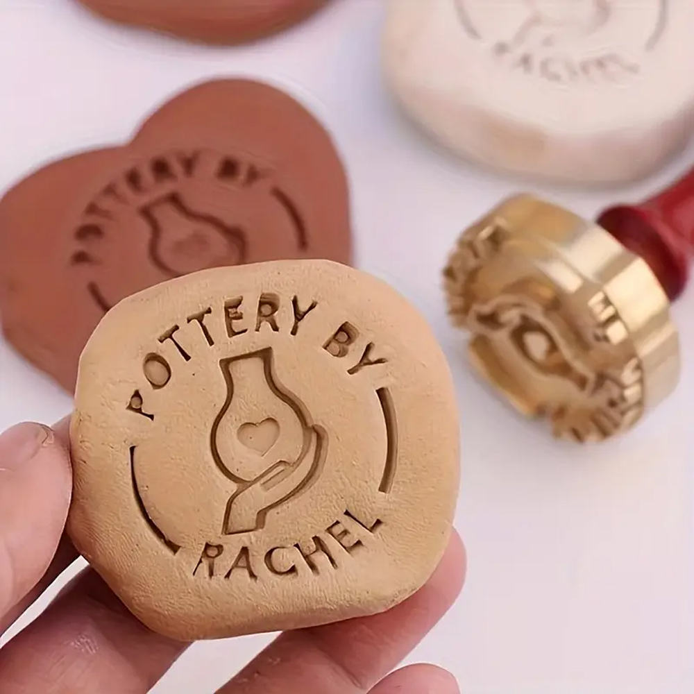 Custom Pottery Stamp for Clay  - مراجعة Soap Stamp Custom وسعره