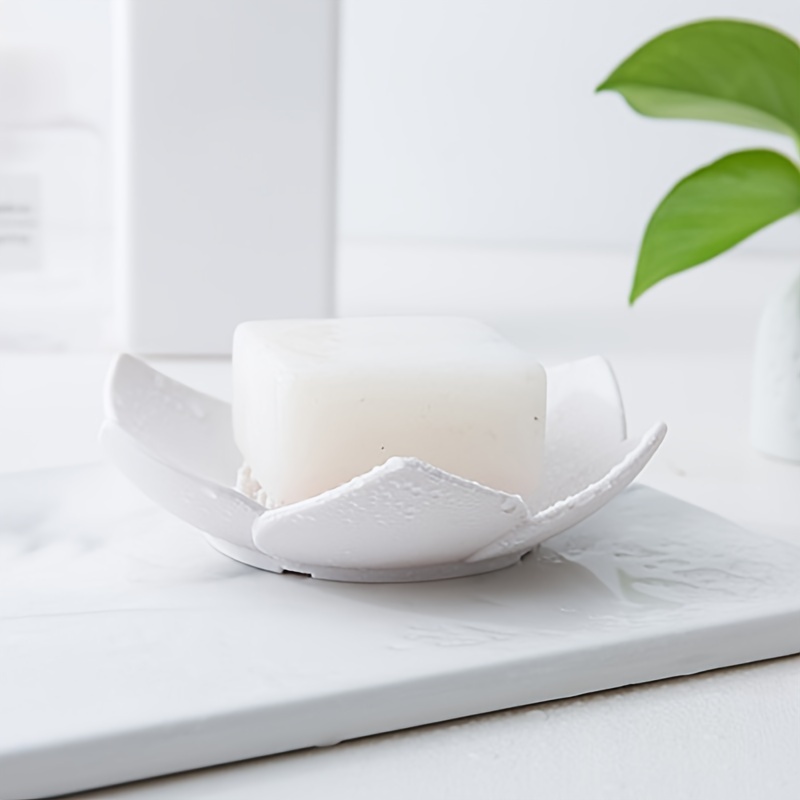 Soap Box Lotus Shape Non-slip  - مراجعة Soap Dish Draining وسعره
