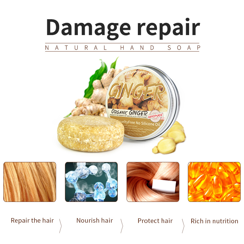 Shampoo soap Ginger solid sham - مراجعة Castor Oil Soap وسعره