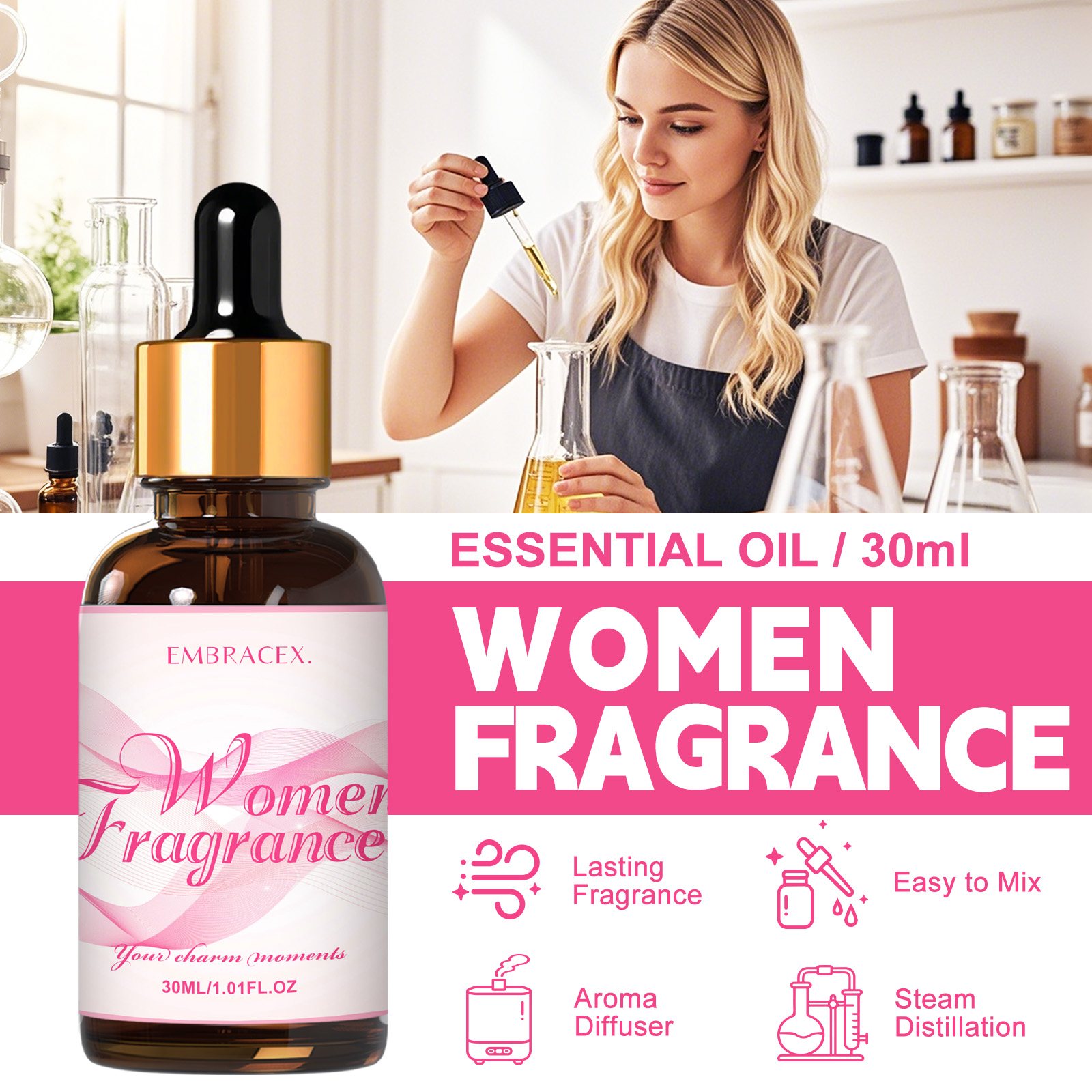 30ml Women Fragrance Essential - مراجعة Soap Making Friend وسعره