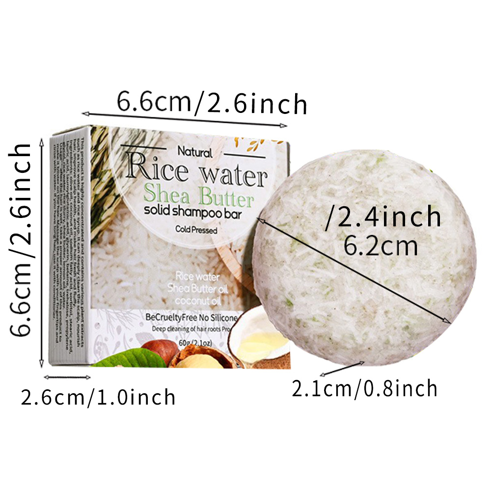 XF 60g Rice Shampoo Bar 100% N - مراجعة Castor Oil Soap وسعره
