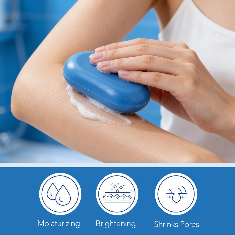 65g Blue Soap Face Body Bar So - مراجعة Castor Oil Soap وسعره