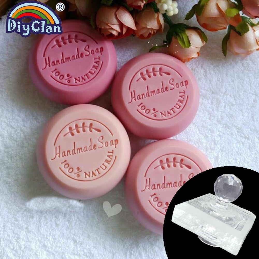 100% Natrual Handmade Soap Sta - مراجعة Soap Stamp Custom وسعره