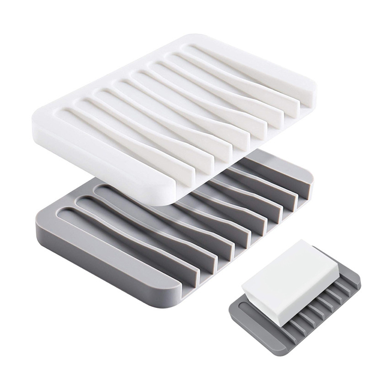Self Draining Soap Dishes Sili - مراجعة Soap Dish Draining وسعره