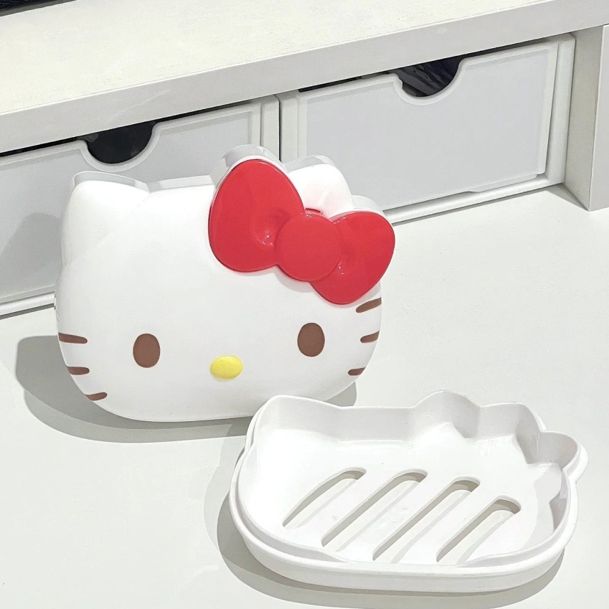 Anime Sanrio Hello Kitty My Me - مراجعة Soap Dish Draining وسعره