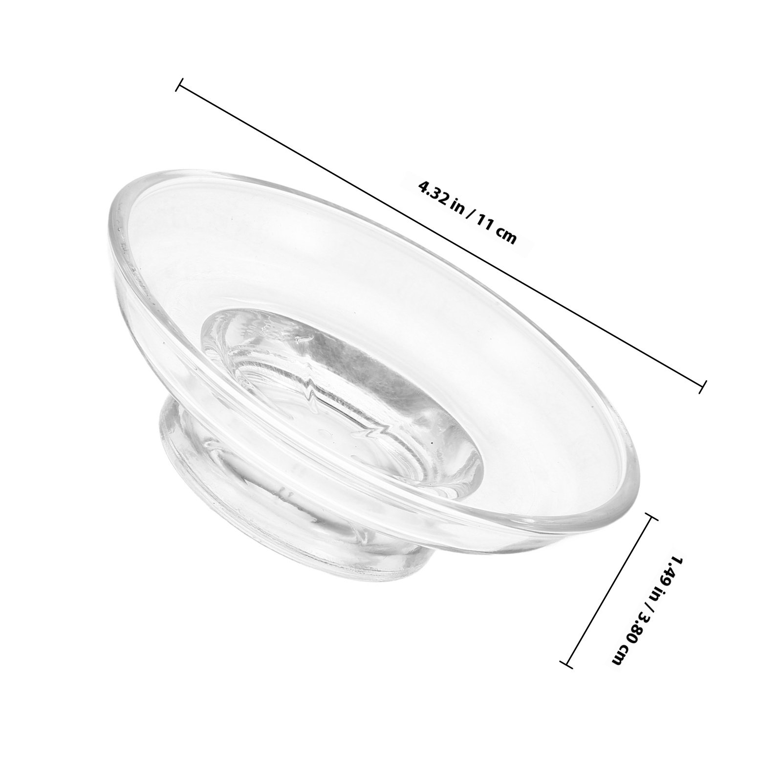 2Pcs Glass Soap Dish Transpare - مراجعة Soap Dish Draining وسعره