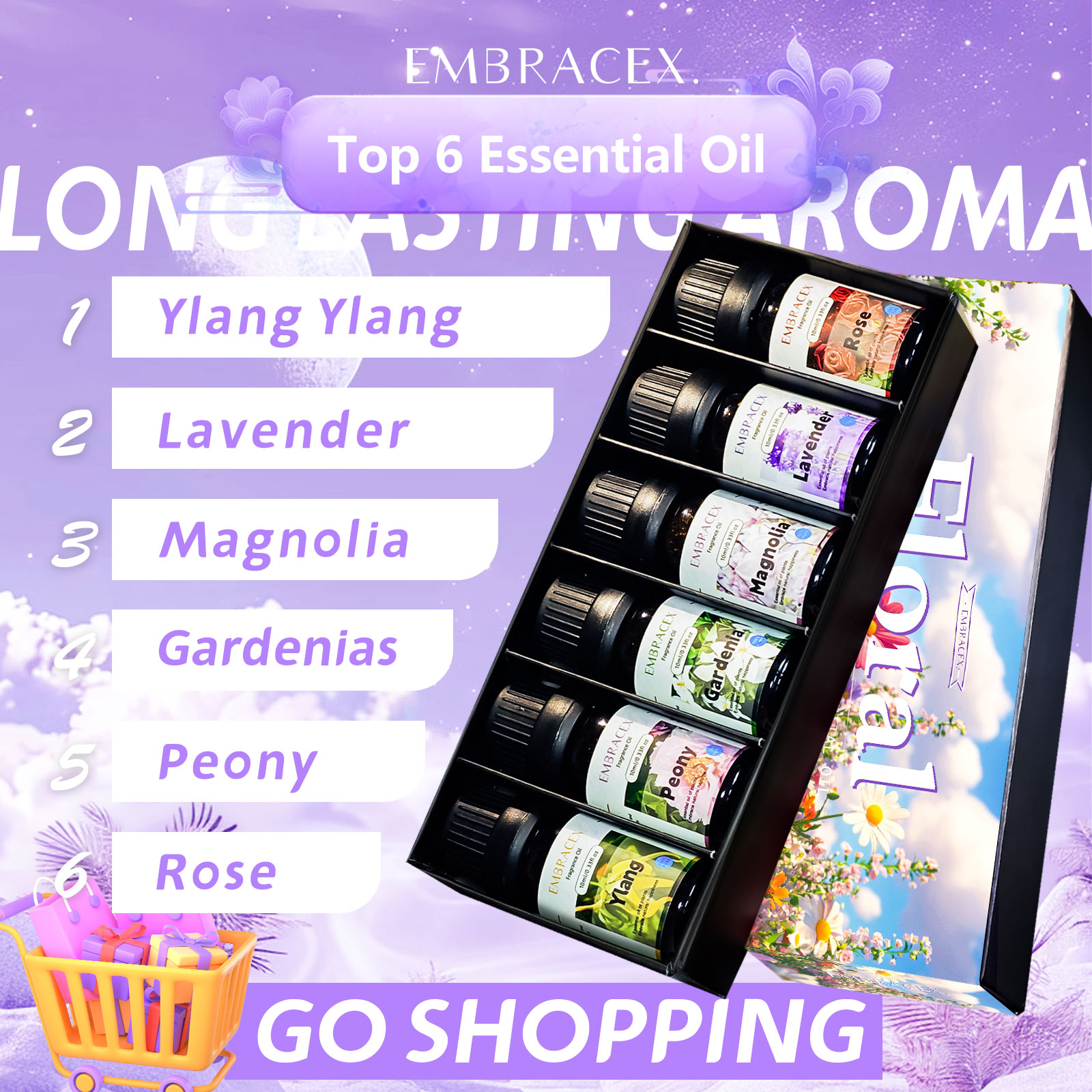 6PC/1PC 10ML Floral Essential  - مراجعة Soap Making Friend وسعره