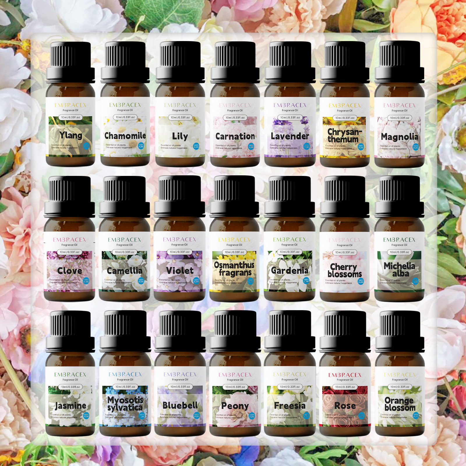 6PC/1PC 10ML Floral Essential  - مراجعة Soap Making Friend وسعره
