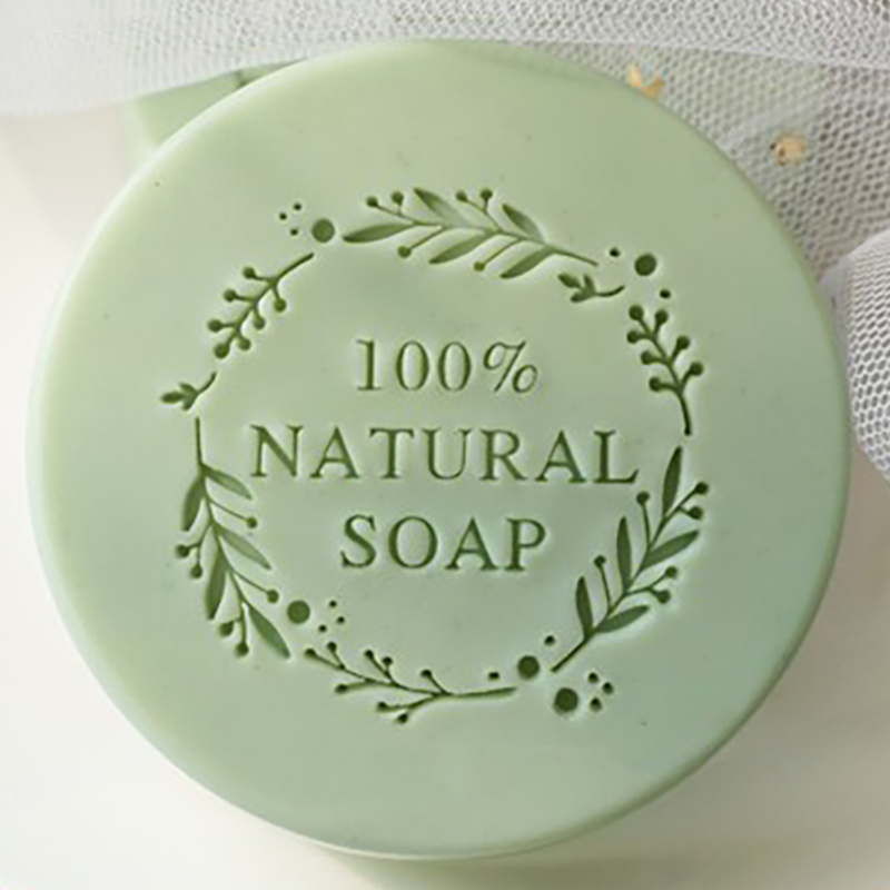 100% NATURAL SOAP  Letter flow - مراجعة Soap Stamp Custom وسعره
