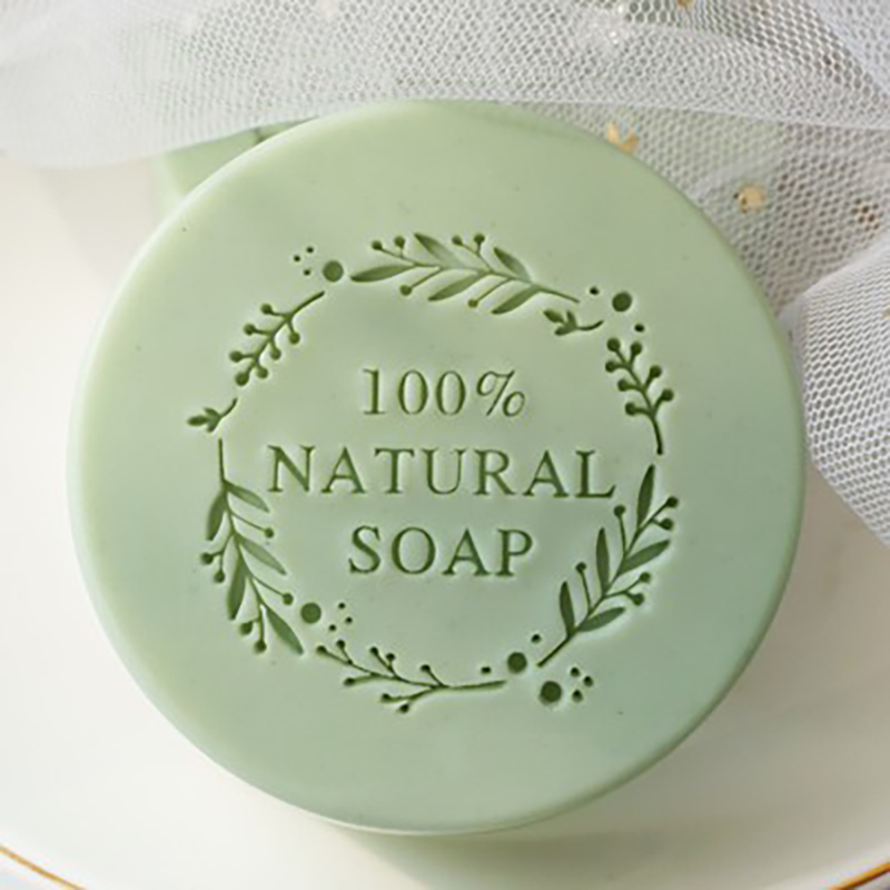 100% NATURAL SOAP  Letter flow - مراجعة Soap Stamp Custom وسعره