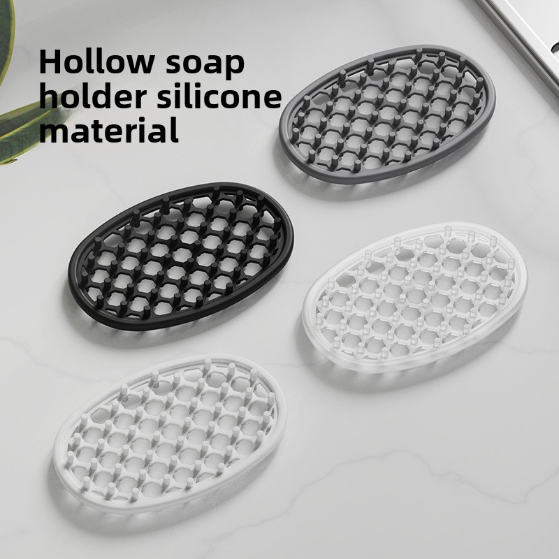 Silicone Soap Box - No-drillin - مراجعة Soap Dish Draining وسعره
