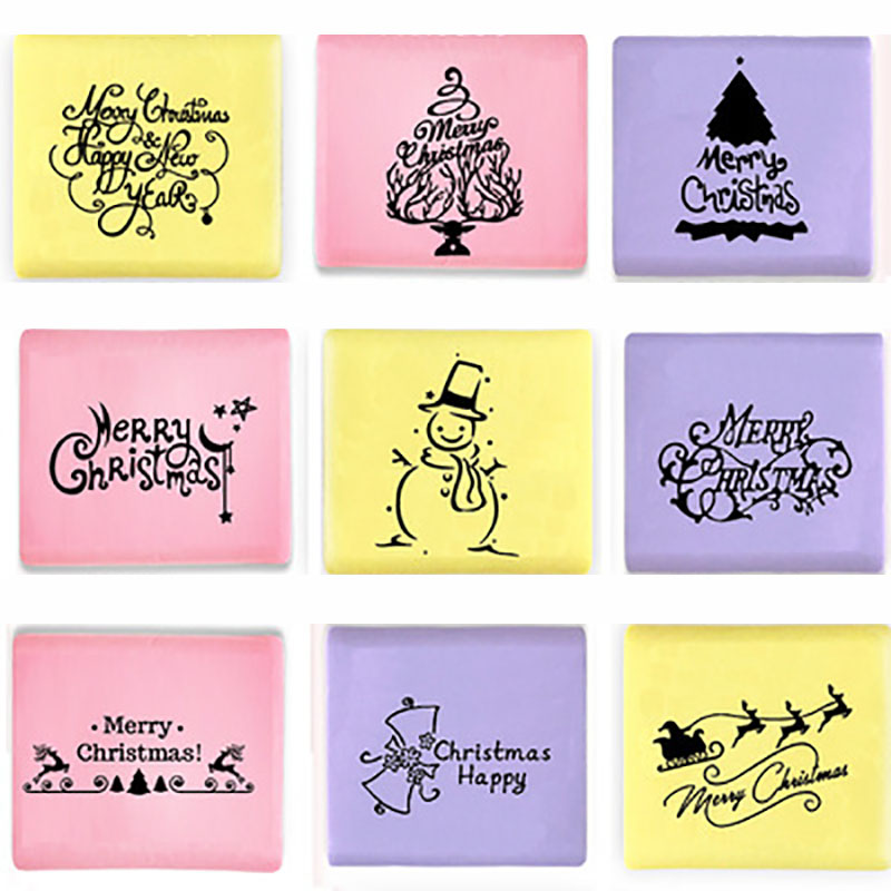 Handmade Xmas Series Acrylic C - مراجعة Soap Stamp Custom وسعره