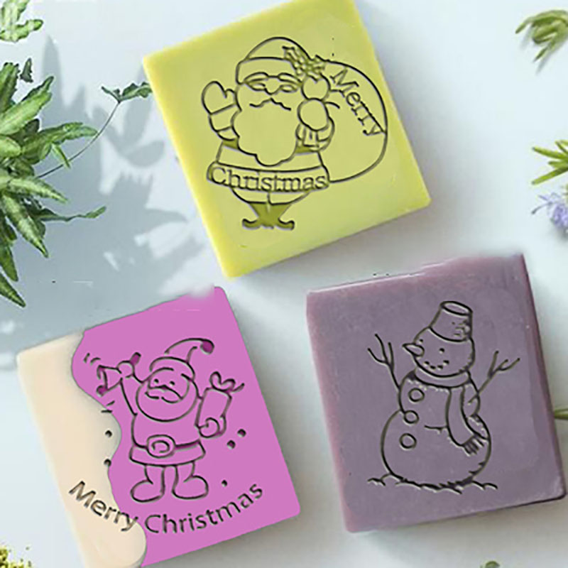 Handmade Xmas Series Acrylic C - مراجعة Soap Stamp Custom وسعره