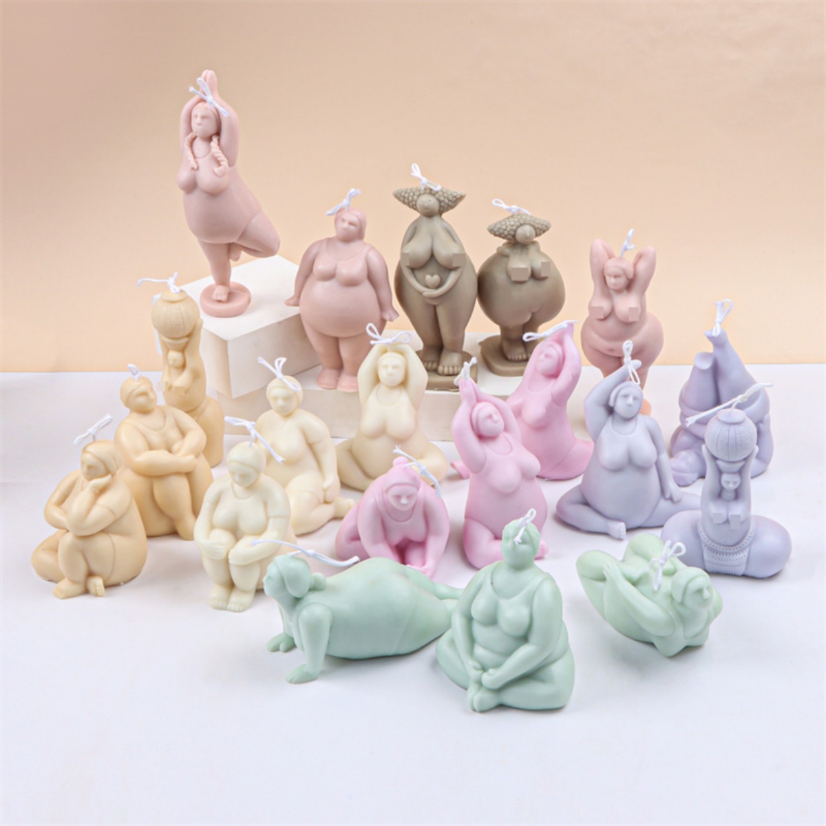3D Lady Body Candle Mold Yoga  - مراجعة Soap Making Additives وسعره