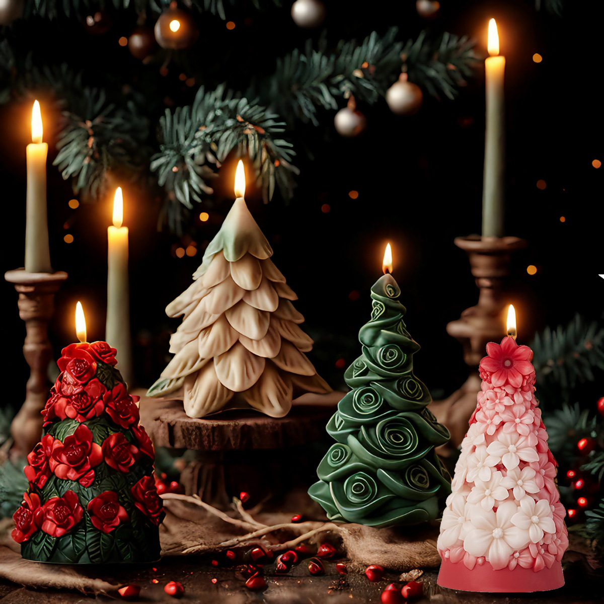 3D Christmas Tree Silicone Can - مراجعة Soap Making Additives وسعره
