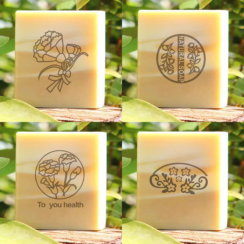 Flower Handmade Clear Stamp, N - مراجعة Soap Stamp Custom وسعره