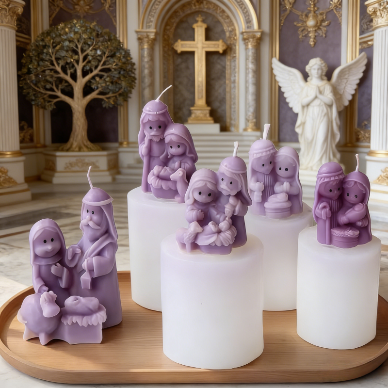 3D Mini Nativity Scene Silicon - مراجعة Soap Making Additives وسعره
