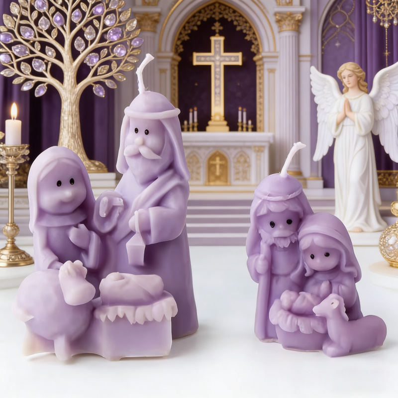 3D Mini Nativity Scene Silicon - مراجعة Soap Making Additives وسعره