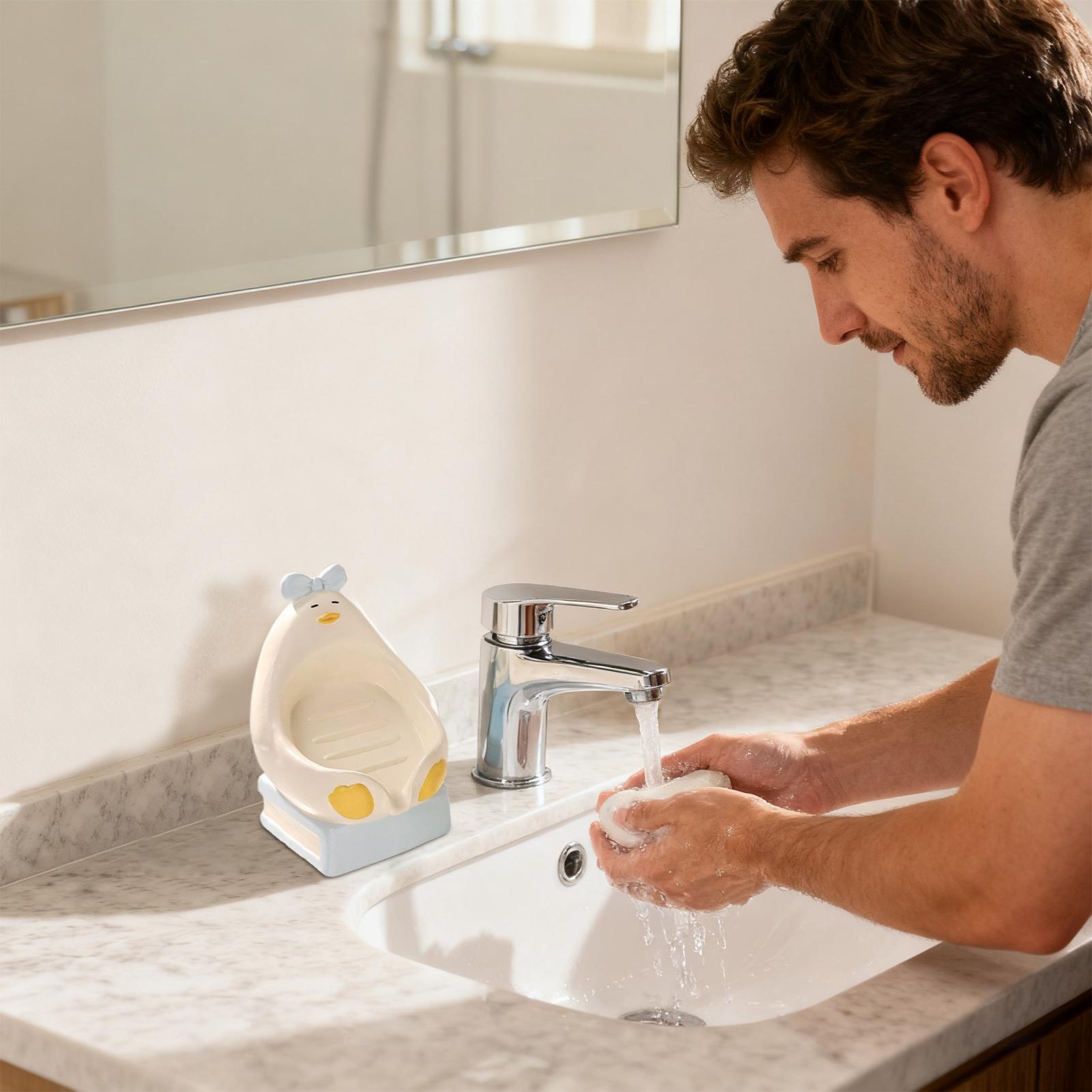 Soap Dish Ceramic Sitting Duck - مراجعة Soap Dish Draining وسعره
