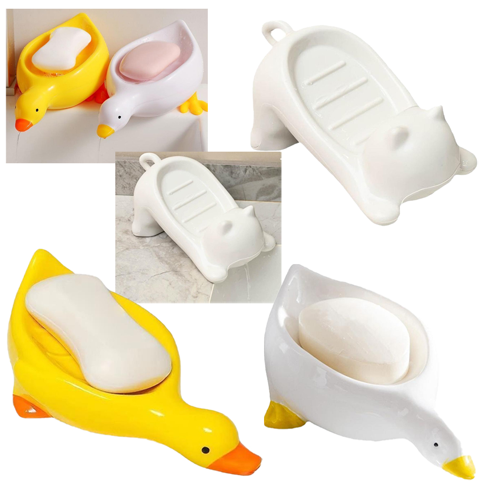 Cute Cat Duck Shape Soap Box S - مراجعة Soap Making Box وسعره