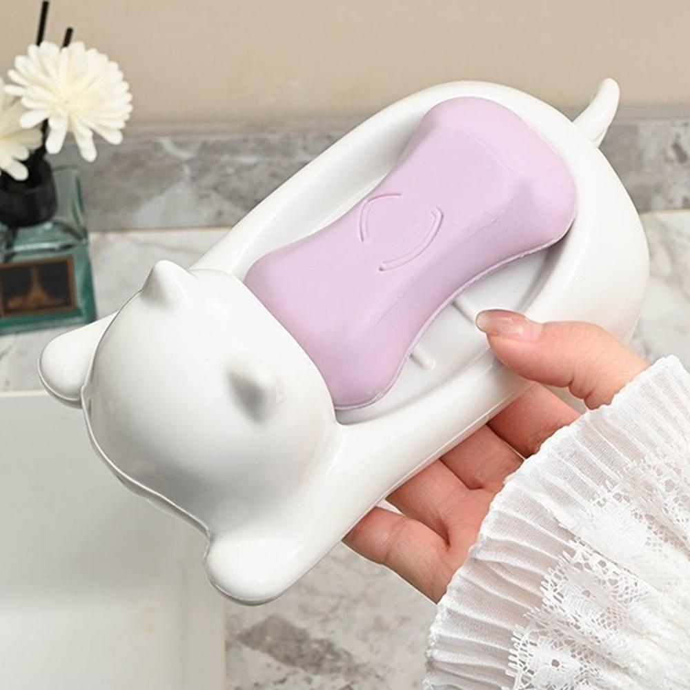 Cute Cat Duck Shape Soap Box S - مراجعة Soap Making Box وسعره