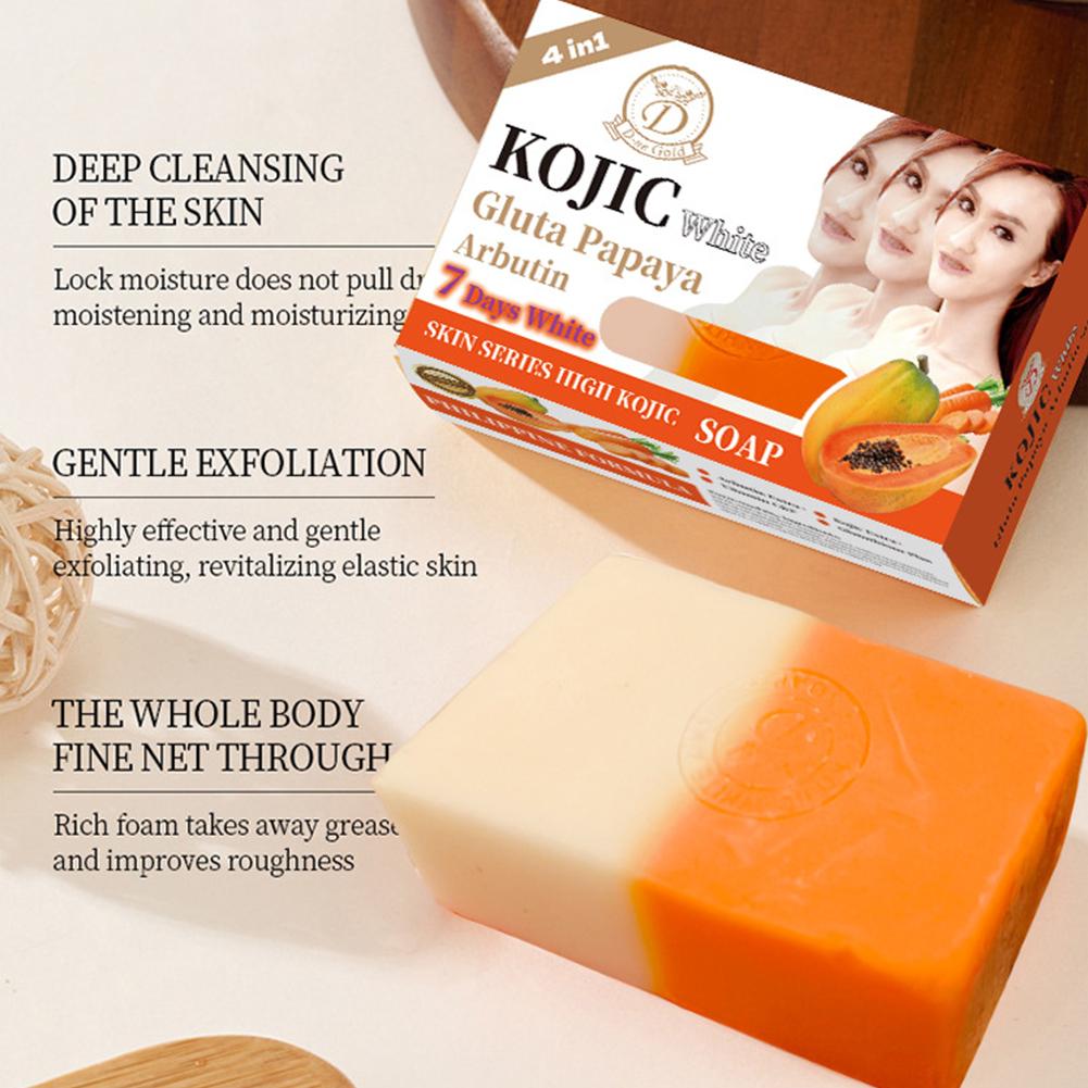 160g Papaya Kojic Acid Essenti - مراجعة Castor Oil Soap وسعره