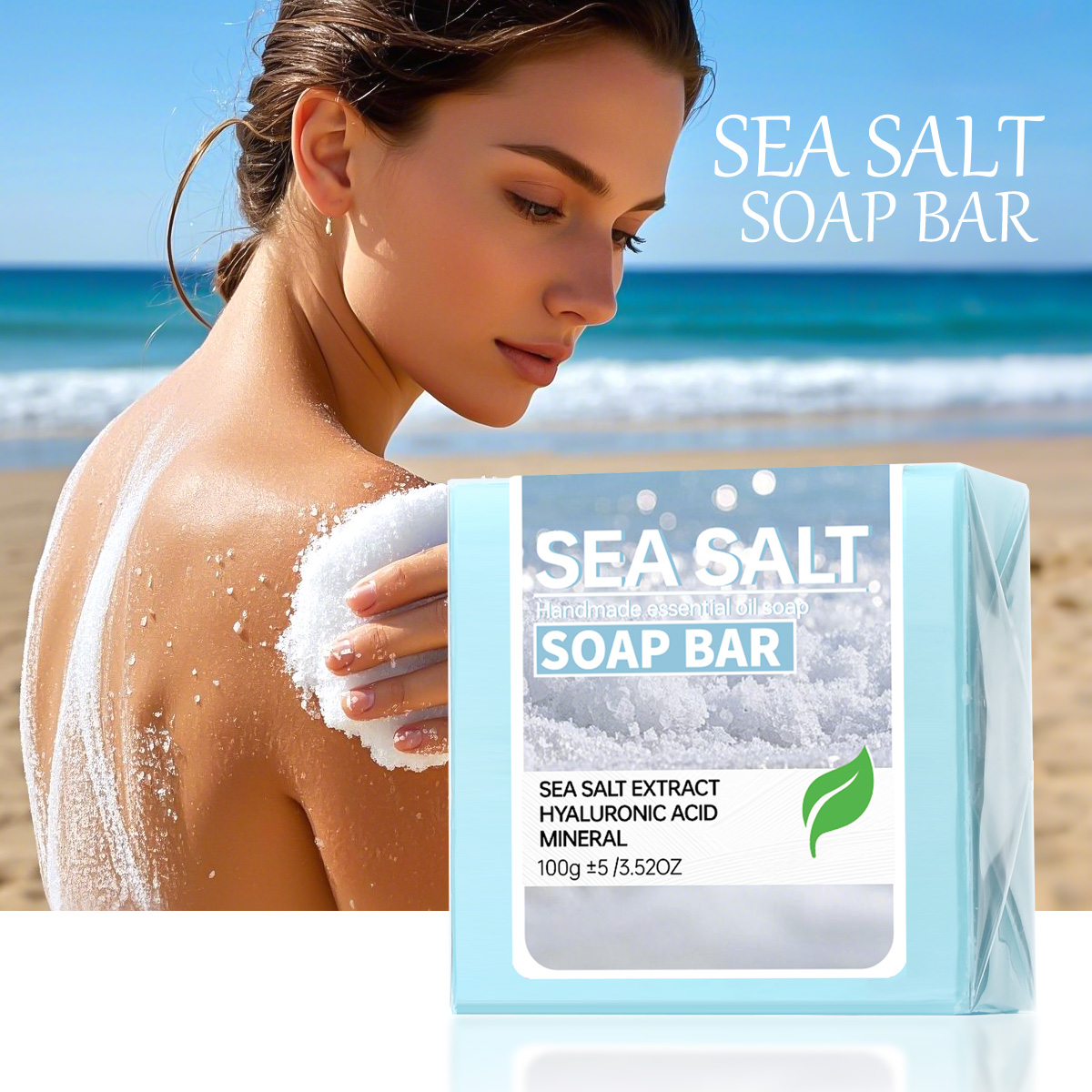 Sea salt handmade essential oi - مراجعة Castor Oil Soap وسعره