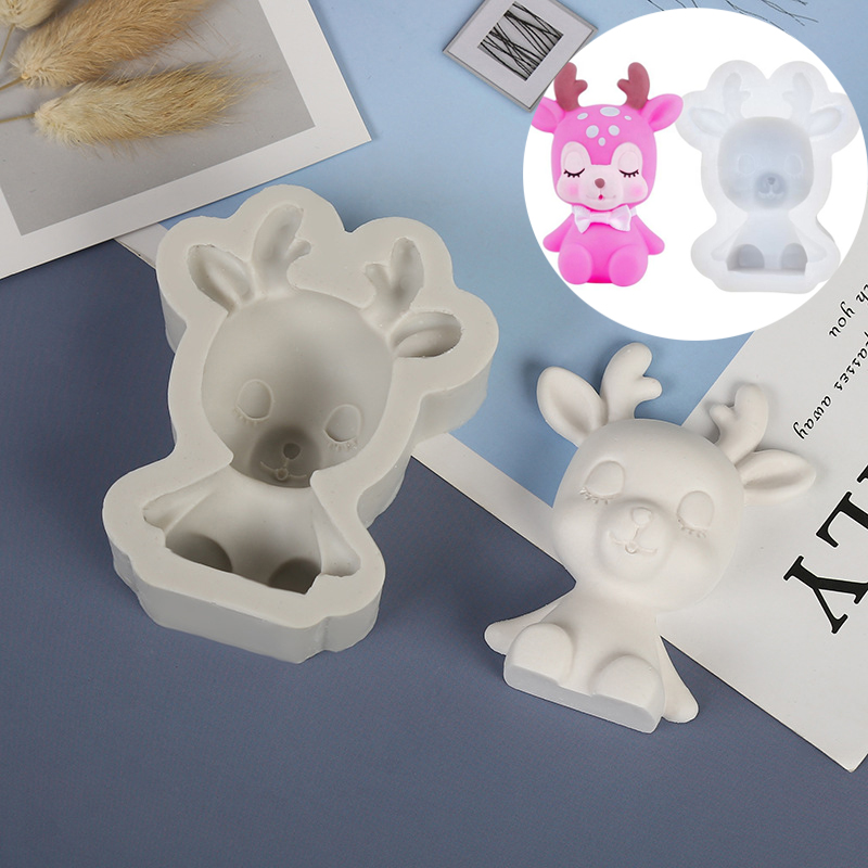 Durable 3D Elk Silicone Mold C - مراجعة Soap Making Activity وسعره