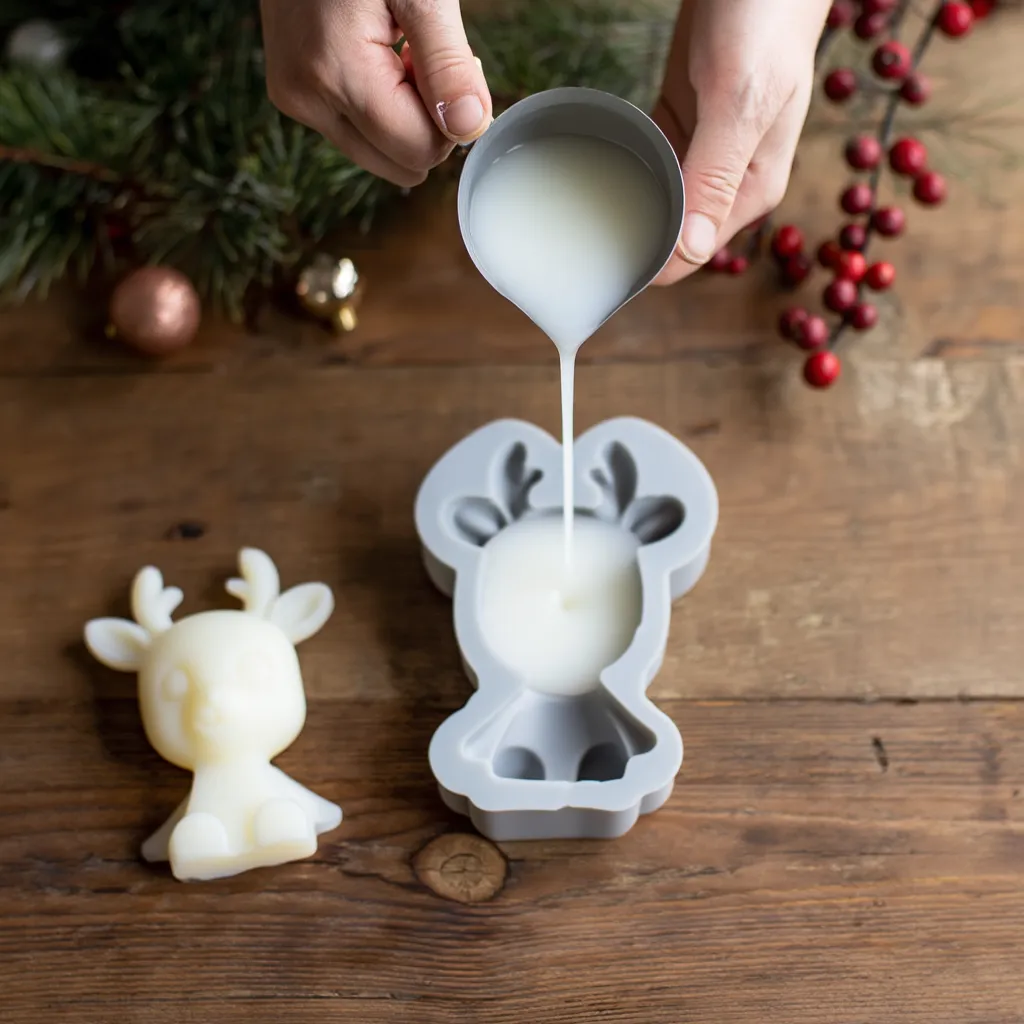 Durable 3D Elk Silicone Mold C - مراجعة Soap Making Activity وسعره