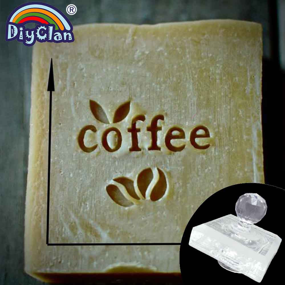 Coffee Bean Pattern Handmade S - مراجعة Soap Stamp Custom وسعره