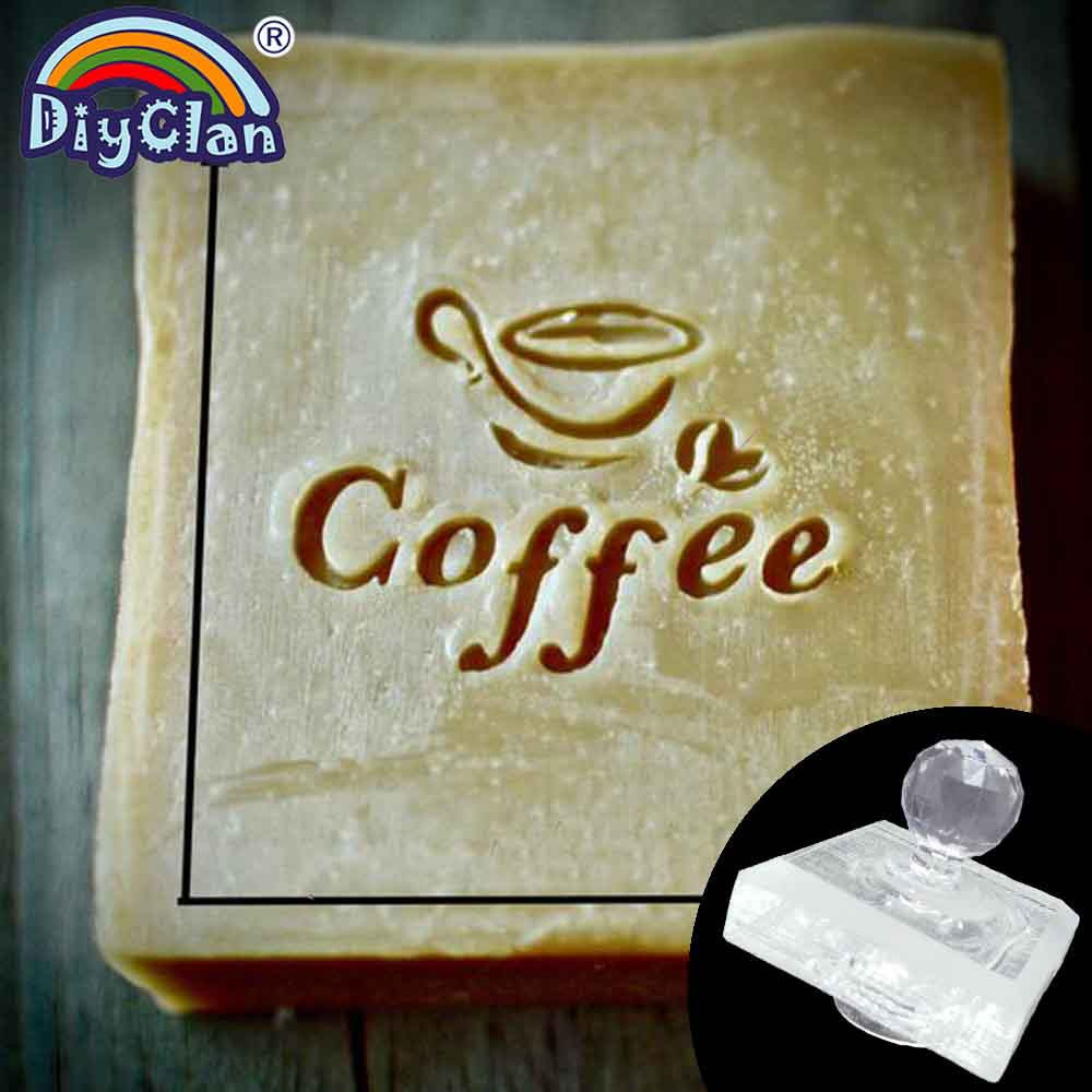 Coffee Bean Pattern Handmade S - مراجعة Soap Stamp Custom وسعره