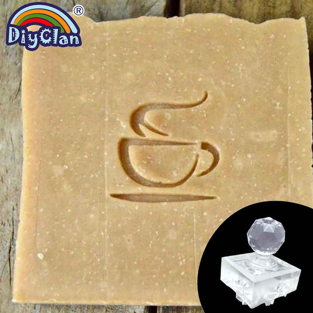 Coffee Bean Pattern Handmade S - مراجعة Soap Stamp Custom وسعره