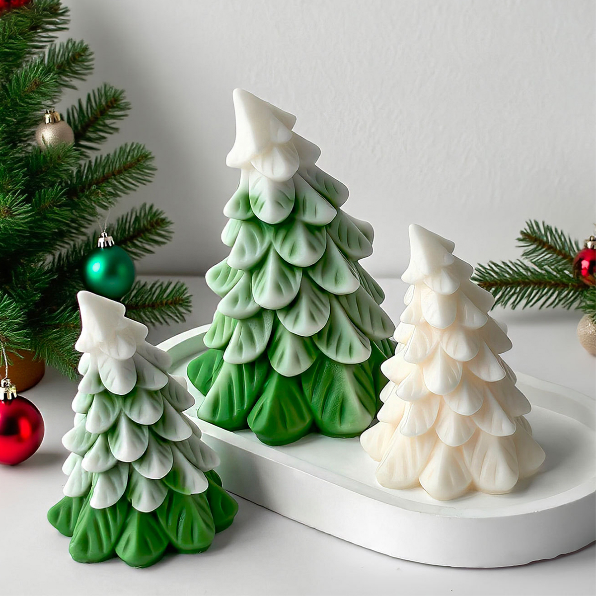 DIY Christmas Tree Silicone Mo - مراجعة Soap Making Additives وسعره