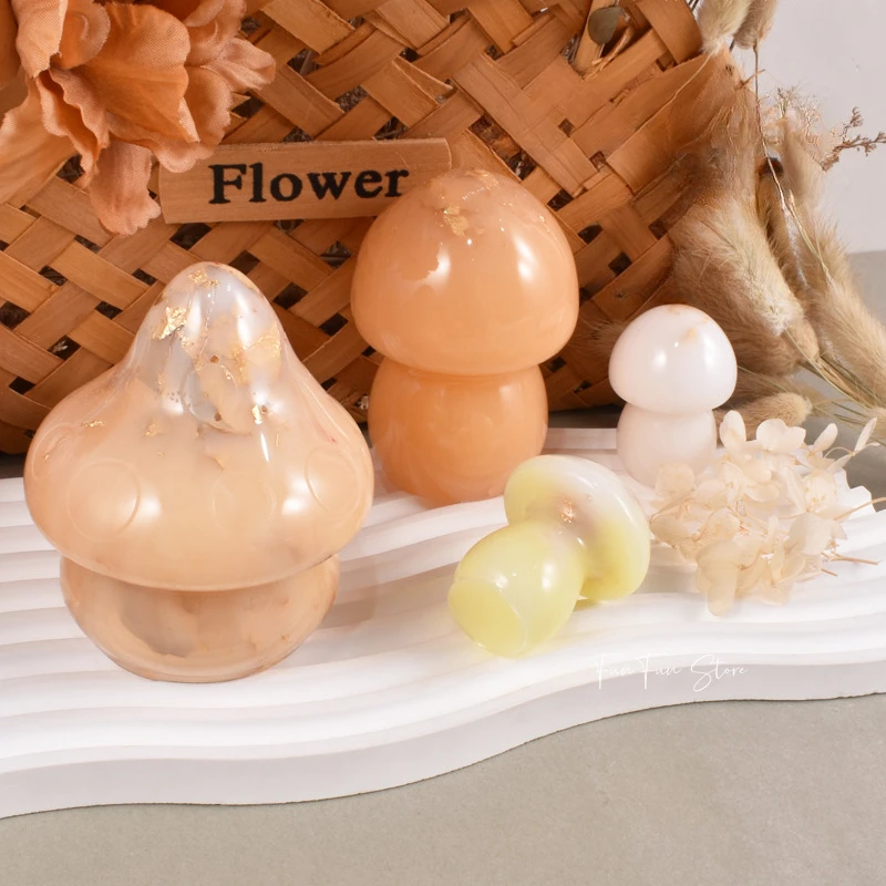 3D Mushroom Candle Silicone Mo - مراجعة Soap Making Additives وسعره