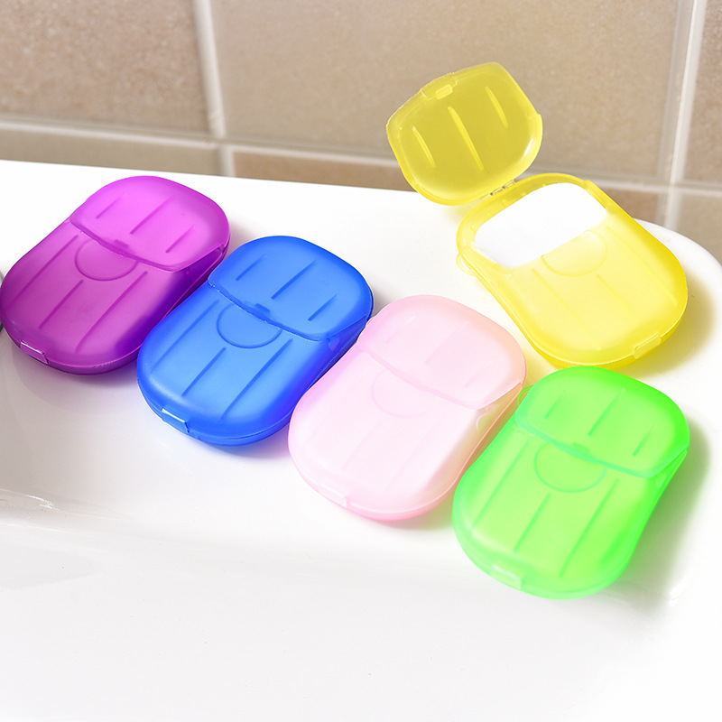 20 PCS Travel Soap Paper Dispo - مراجعة Soap Making Box وسعره