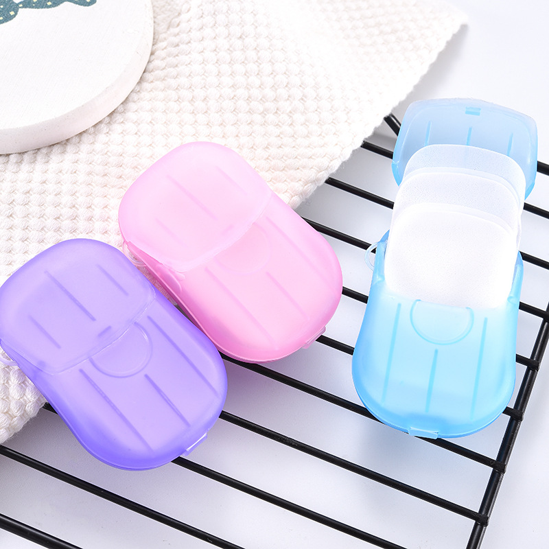 20 PCS Travel Soap Paper Dispo - مراجعة Soap Making Box وسعره