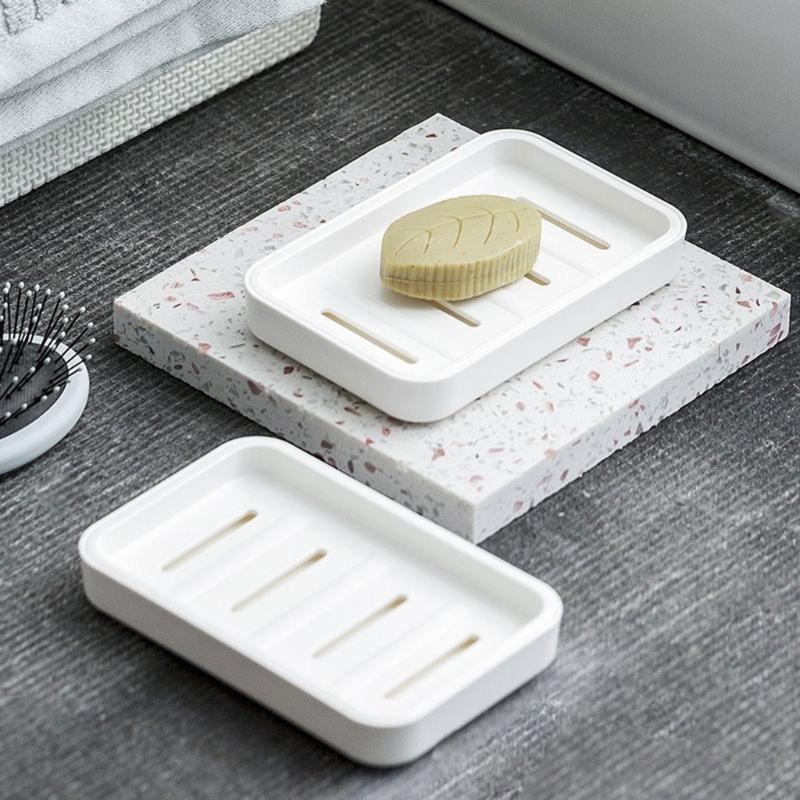 2PCS Soap Dish Plastic Soap Ho - مراجعة Soap Dish Draining وسعره