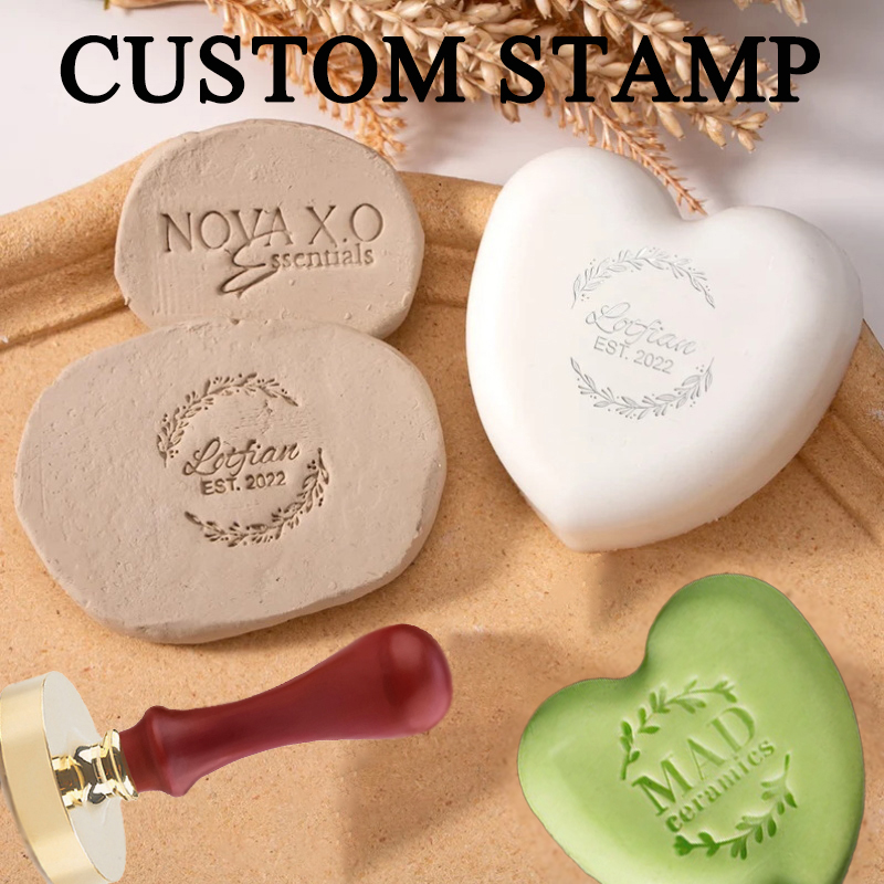 Personalized Pottery Stamp for - مراجعة Soap Stamp Custom وسعره